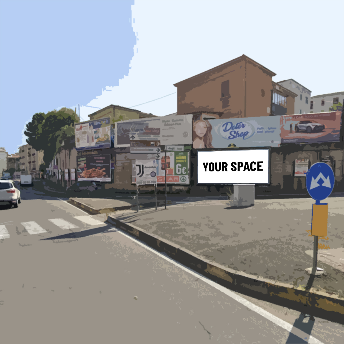 SPAZIO PUBBLICITARIO 600 x 300 Via degli Stadi (COSENZA) Dal 19/10/2026 al 01/11/2026 14 giorni